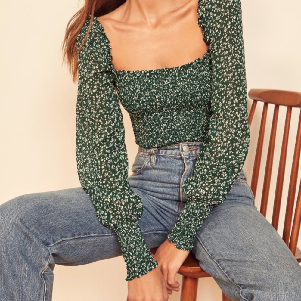 Reformation Pinto Top, Amsterdam, XS